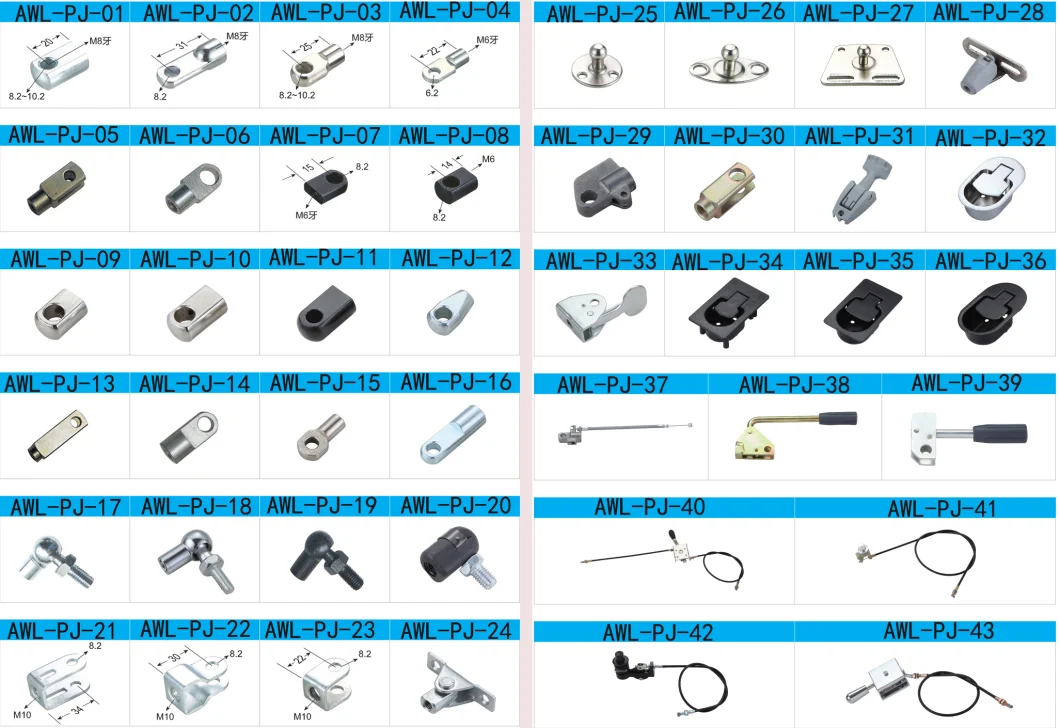 Customized Specification Tension Springs Traction Gas Spring