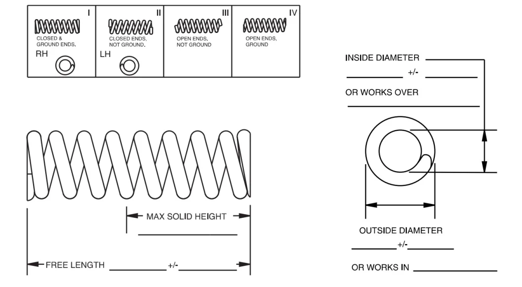 All Kinds of Customized Springs Made by Stainless Steel Carbon Steel